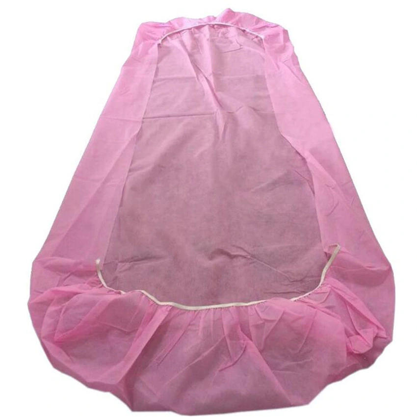 Disposable Elastic Fitted Bed Sheets Cover Massage Table