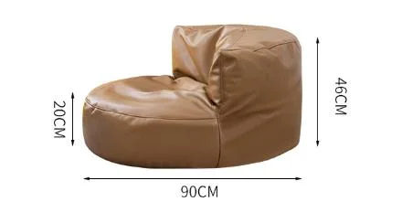 EPS Beans Filled PU Leather Beanbag with High Back Support